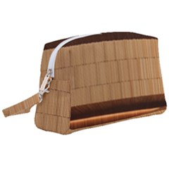 Architecture Art Boxes Brown Wristlet Pouch Bag (large) by Amaryn4rt