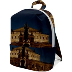 Dresden Semper Opera House Zip Up Backpack by Amaryn4rt