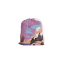 Pink Mountains Grand Canyon Psychedelic Mountain Drawstring Pouch (XS) View1