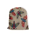 Tattoos Colorful Seamless Pattern Drawstring Pouch (Large) View1