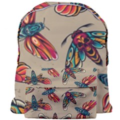 Tattoos Colorful Seamless Pattern Giant Full Print Backpack by Bedest