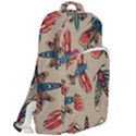 Tattoos Colorful Seamless Pattern Double Compartment Backpack View2