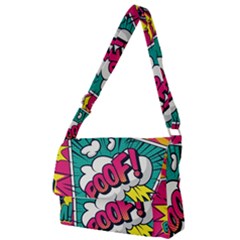 Comic Colorful Seamless Pattern Full Print Messenger Bag (s) by Bedest