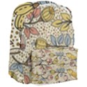 Seamless Pattern With Flower Bird Giant Full Print Backpack View3