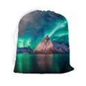 Amazing Aurora Borealis Colors Drawstring Pouch (2XL) View2