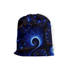 Abstract Design Art Pattern Wallpaper Shape Decoration Drawstring Pouch (large) by Pakjumat