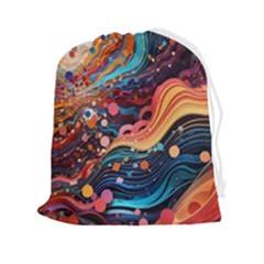 Pattern Abstract Drawstring Pouch (2xl) by Pakjumat