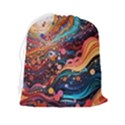 Pattern Abstract Drawstring Pouch (2XL) View2