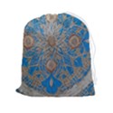 Flower Mandala Pattern Drawstring Pouch (2XL) View1