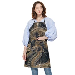 Fantasy Dragon Pentagram Pocket Apron by Maspions