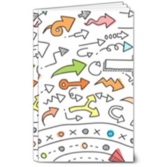 Desktop Pattern Art Graphic Design 8  X 10  Softcover Notebook by Hannah976