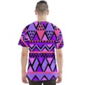 Seamless Purple Pink Pattern Men s Sport Mesh T-Shirt View2