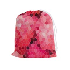 Mosaic Structure Pattern Background Drawstring Pouch (xl) by Hannah976