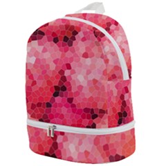 Mosaic Structure Pattern Background Zip Bottom Backpack by Hannah976