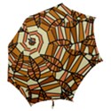 Autumn Leaf Mosaic Seamless Hook Handle Umbrellas (Large) View2