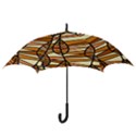 Autumn Leaf Mosaic Seamless Hook Handle Umbrellas (Large) View3