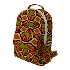 Geometry Shape Retro Trendy Symbol Flap Pocket Backpack (large) by Hannah976