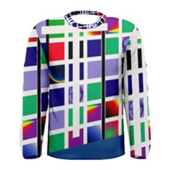 Color Graffiti Pattern Geometric Men s Long Sleeve T-shirt by Hannah976