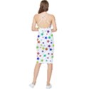 Star Random Background Scattered Bodycon Cross Back Summer Dress View2