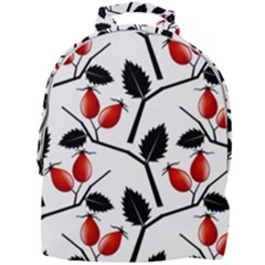 Rose Hip Pattern Branches Autumn Mini Full Print Backpack by Hannah976