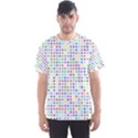 Dots Color Rows Columns Background Men s Sport Mesh T-Shirt View1