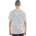 Dots Color Rows Columns Background Men s Sport Mesh T-Shirt View2