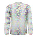 Dots Color Rows Columns Background Men s Long Sleeve T-Shirt View2