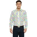 Dots Color Rows Columns Background Men s Long Sleeve  Shirt View1