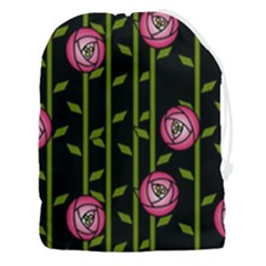 Rose Abstract Rose Garden Drawstring Pouch (3xl) by Hannah976