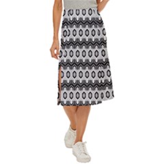 Pattern Abstract Desktop Wallpaper Midi Panel Skirt by Hannah976