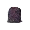 Mandala Neon Symmetric Symmetry Drawstring Pouch (Medium) View2