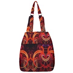 Construction Background Geometric Center Zip Backpack by Hannah976