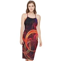Colorful Prismatic Chromatic Bodycon Cross Back Summer Dress by Hannah976