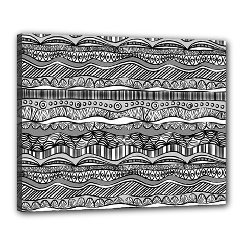 Ethno Seamless Pattern Canvas 20  X 16  (stretched) by Hannah976