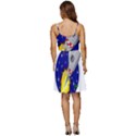 Rocket Ship Launch Vehicle Moon V-Neck Pocket Summer Dress  View4