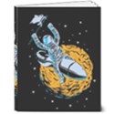 Astronaut Planet Space Science 8  x 10  Softcover Notebook View1
