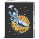 Astronaut Planet Space Science 8  x 10  Softcover Notebook View2
