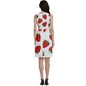 Seamless Pattern Fresh Strawberry Sleeveless Dress With Pocket View4