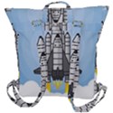 Rocket Shuttle Spaceship Science Buckle Up Backpack View3