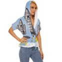 Rocket Shuttle Spaceship Science Lightweight Drawstring Hooded Top View3