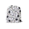 Dog Pattern Drawstring Pouch (Large) View2