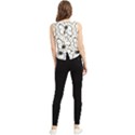 Dog Pattern V-Neck Cropped Tank Top View2