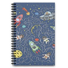 Cat Cosmos Cosmonaut Rocket 5 5  X 8 5  Notebook by Grandong