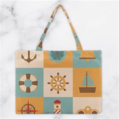 Nautical Elements Collection Medium Tote Bag by Grandong