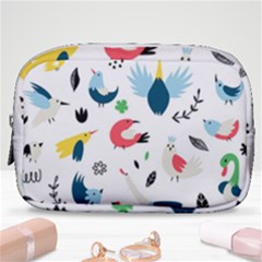 Vector Set Isolates With Cute Birds Scandinavian Style Make Up Pouch (small) by Apen