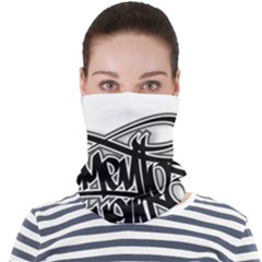 Hip Hop Music Drawing Art Graffiti Face Seamless Bandana (adult) by Sarkoni