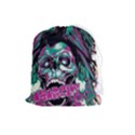 Anarchy Skull And Birds Drawstring Pouch (Large) View1