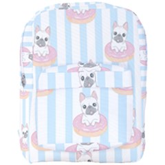 French Bulldog Dog Seamless Pattern Full Print Backpack by Bedest