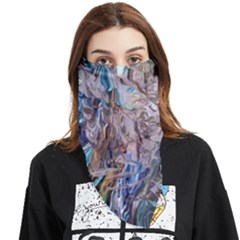 Abstract Blend V Face Covering Bandana (triangle) by kaleidomarblingart