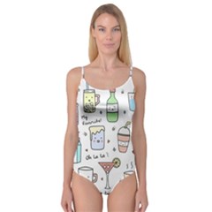 Drinks Cocktails Doodles Coffee Camisole Leotard  by Apen